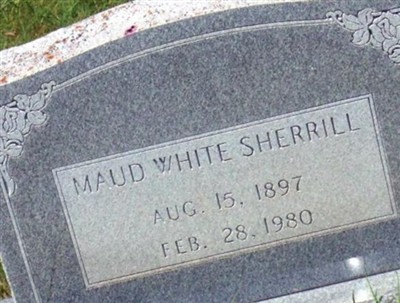 Maud White Sherrill on Sysoon