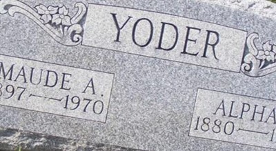 Maude A Yoder on Sysoon