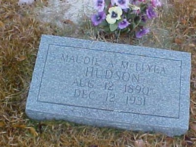 Maude Ardella McElyea Hudson on Sysoon