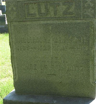 Maude C. Watts Lutz on Sysoon