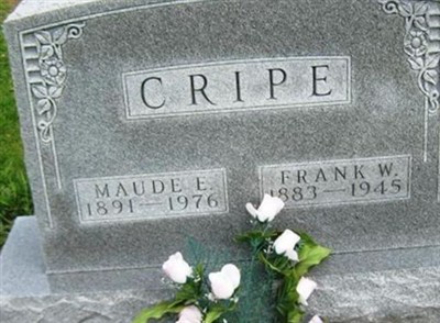 Maude E Cripe on Sysoon
