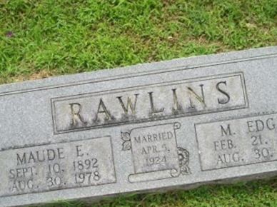 Maude Edith Hackler Rawlins on Sysoon