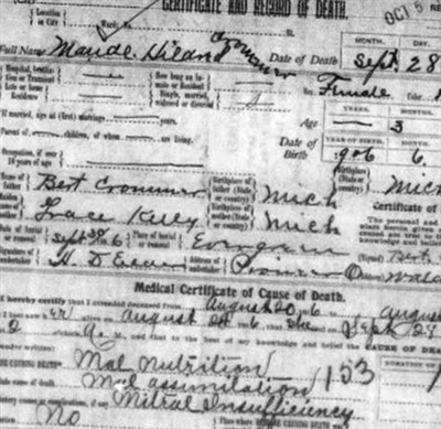 Maude Hildred Crommer on Sysoon