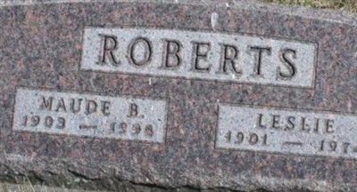 Maude B "Maudie" Combest Roberts on Sysoon