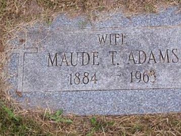 Maude T Adams on Sysoon