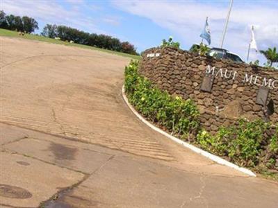 Maui Memorial Park on Sysoon