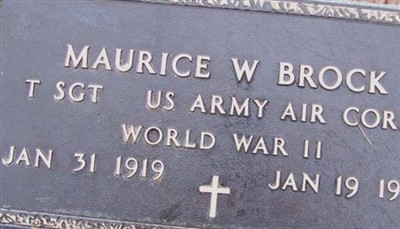 Maurice W Brock on Sysoon