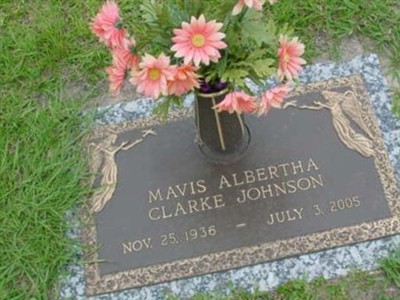 Mavis Albertha Clarke Johnson on Sysoon
