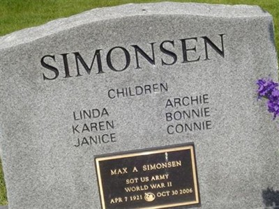 Max A. Simonsen on Sysoon