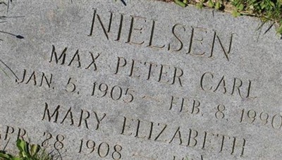 Max Peter Carl Nielsen on Sysoon