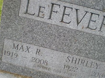 Max R LeFever on Sysoon