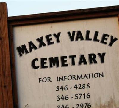 Maxey Valley Cemetery on Sysoon
