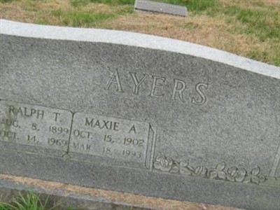 Maxie A. Williams Ayers on Sysoon