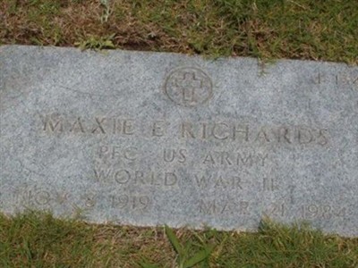 Maxie E. Richards on Sysoon