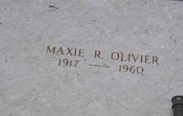 Maxie R. Olivier on Sysoon