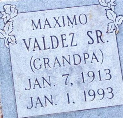 Maximo Valdez, Sr on Sysoon