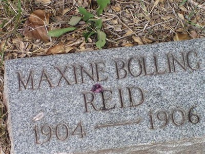 Maxine Bolling Reid on Sysoon