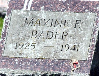 Maxine F. Bader on Sysoon