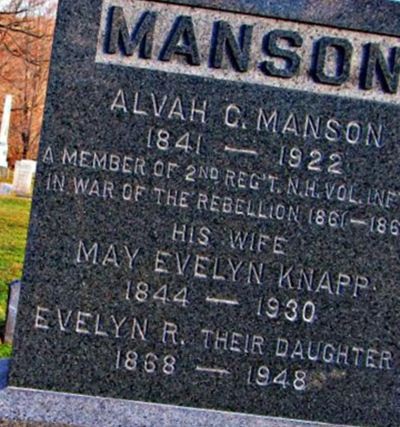 May Evelyn Knapp Manson on Sysoon