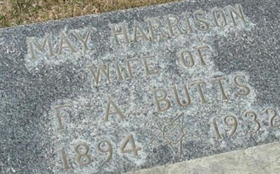 May Harrison Butts on Sysoon