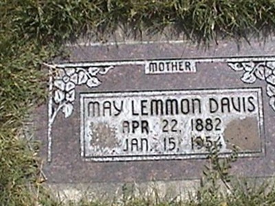 May Lemmon Davis on Sysoon