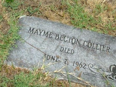 Mayme Becton Collier on Sysoon