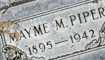 Mayme M Piper on Sysoon