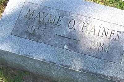 Mayme O. Haines on Sysoon