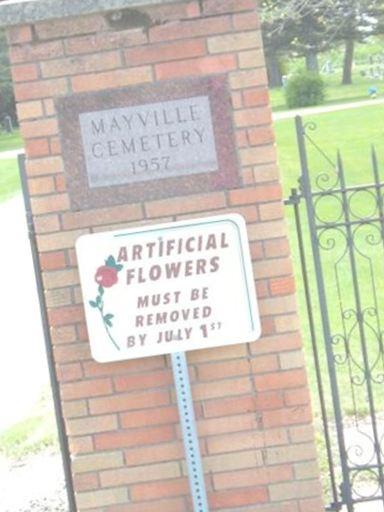 Mayville Cemetery on Sysoon
