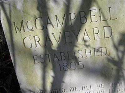 McCampbell Cemetery on Sysoon