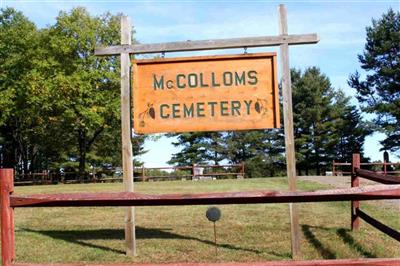 McColloms Cemetery on Sysoon