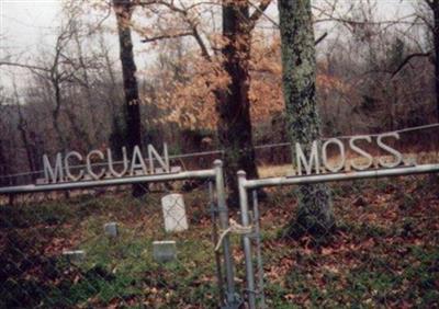 McCuan-Moss Cemetery on Sysoon