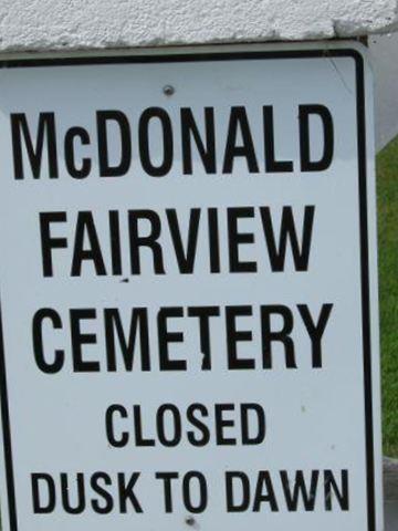McDonald Fairview Cemetery on Sysoon