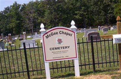 McGee Chapel Cemetery on Sysoon