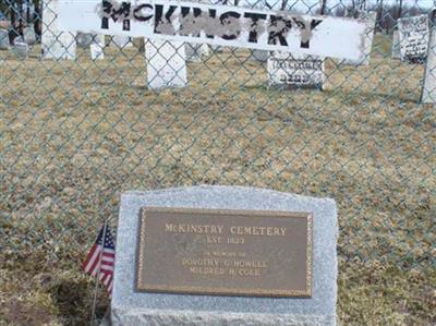McKinstry Cemetery on Sysoon