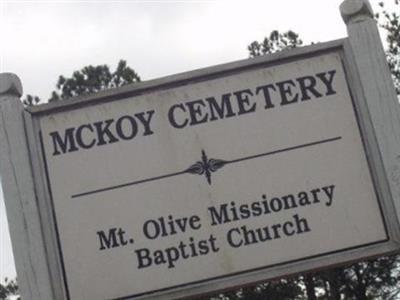 McKoy Cemetery on Sysoon