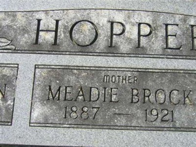 Meadie Brock Hopper on Sysoon