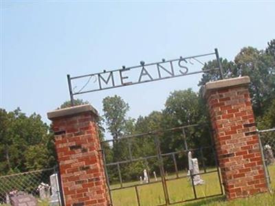 Means Cemetery on Sysoon