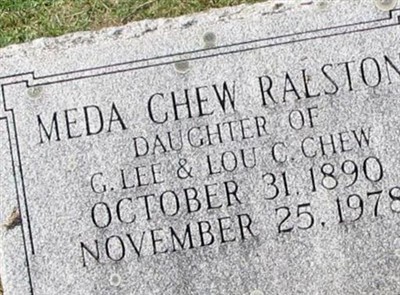 Meda Chew Ralston on Sysoon