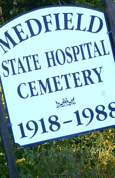 Medfield State Hospital Cemetery on Sysoon