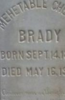 Mehetable "Hettie" Cheney Brady-Anderson on Sysoon