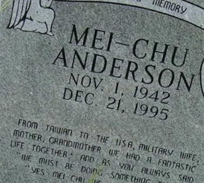 Mei-Chu Anderson on Sysoon
