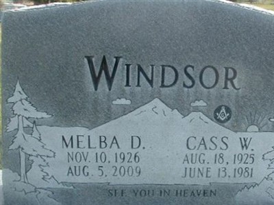 Melba Dean Dickenson Windsor on Sysoon