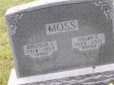 Melba E Gower Moss on Sysoon