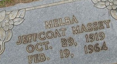Melba Jeffcoat Massey on Sysoon