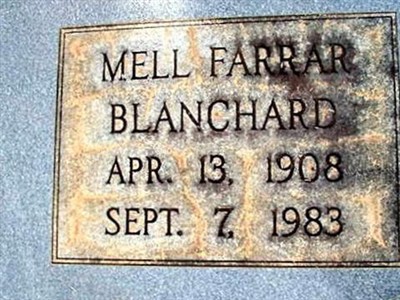 Mell Farrar Blanchard on Sysoon