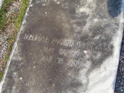 Melrose Rogers Durrence on Sysoon