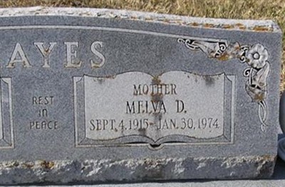 Melva D. Hayes on Sysoon