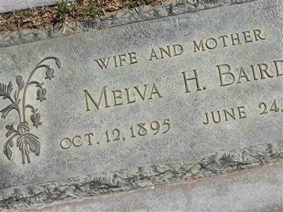 Melva H Baird on Sysoon
