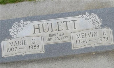 Melvin E Hulett on Sysoon